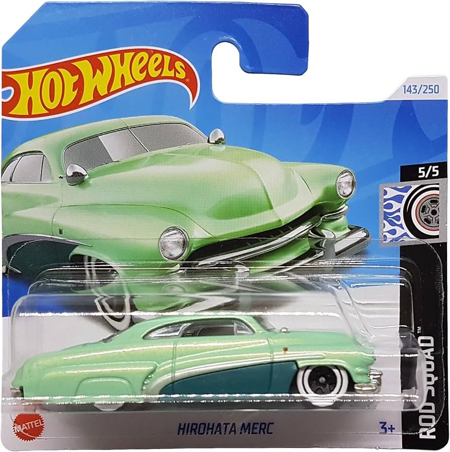 Amazon.com: Hot Wheels Hirohata Merc Green Rod Squad 5/5 : Toys