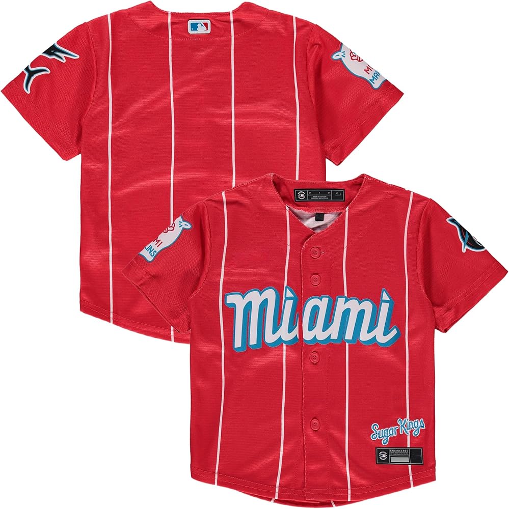 Amazon.com: Miami Marlins MLB Baseball Infant Toddler Red City