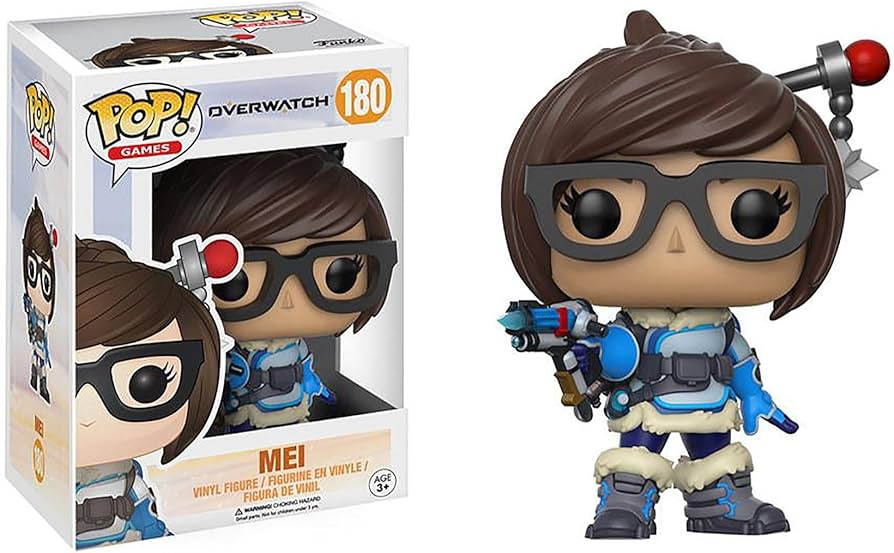 Amazon.com: Funko POP Games: Overwatch Mei Toy Figures : Toys & Games