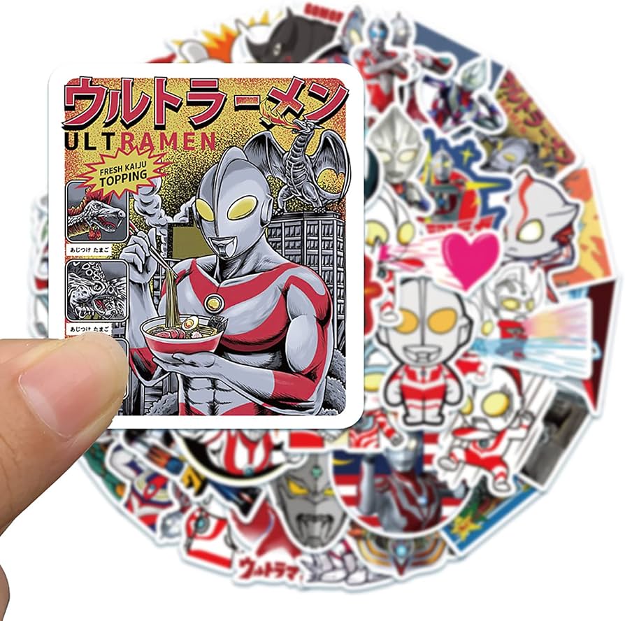 Amazon.co.jp: 50枚forウルトラマンステッカー セット かわいい 漫画