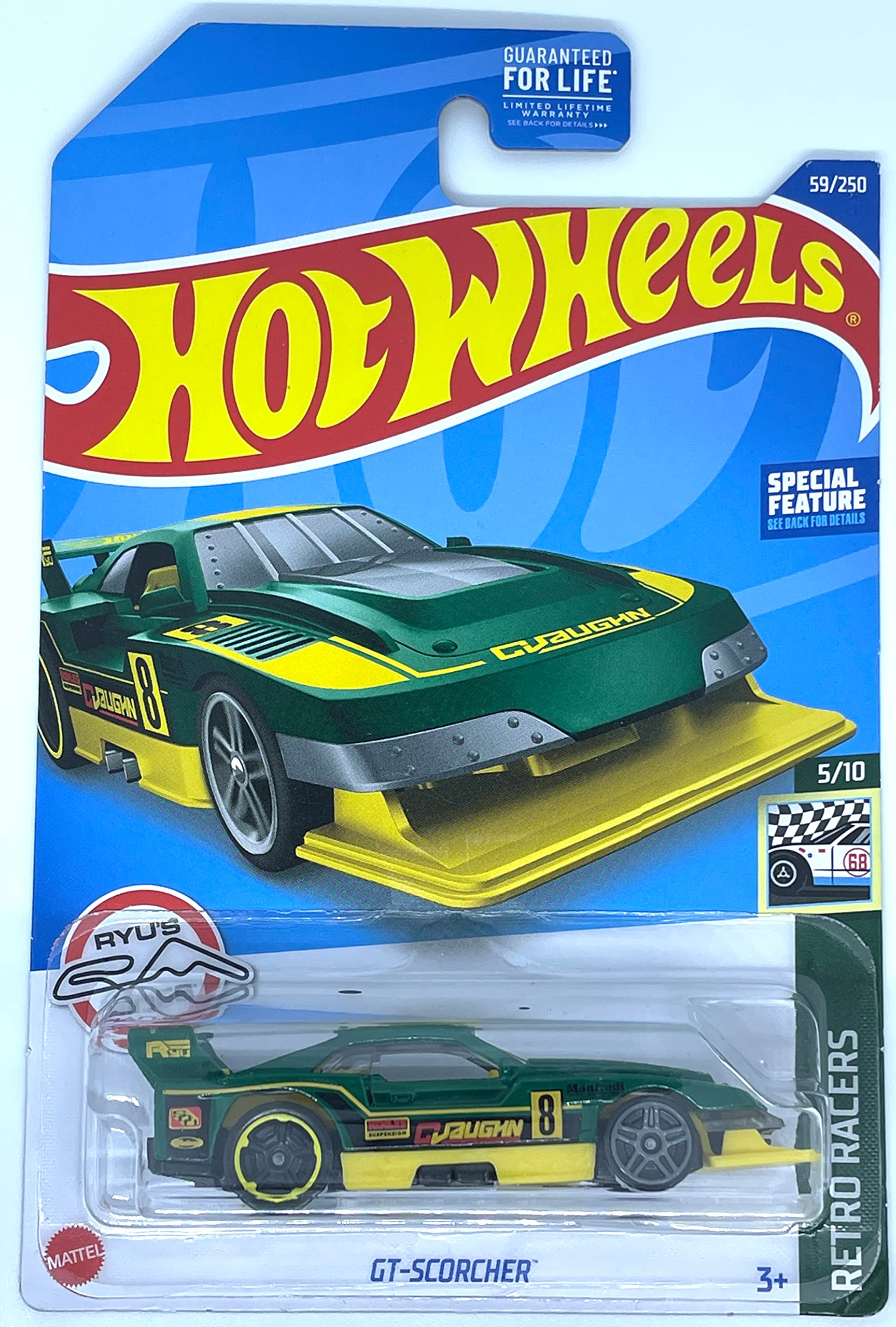 Amazon.com: Hot Wheels 2022 - GT-Scorcher - Retro Racers 5/10