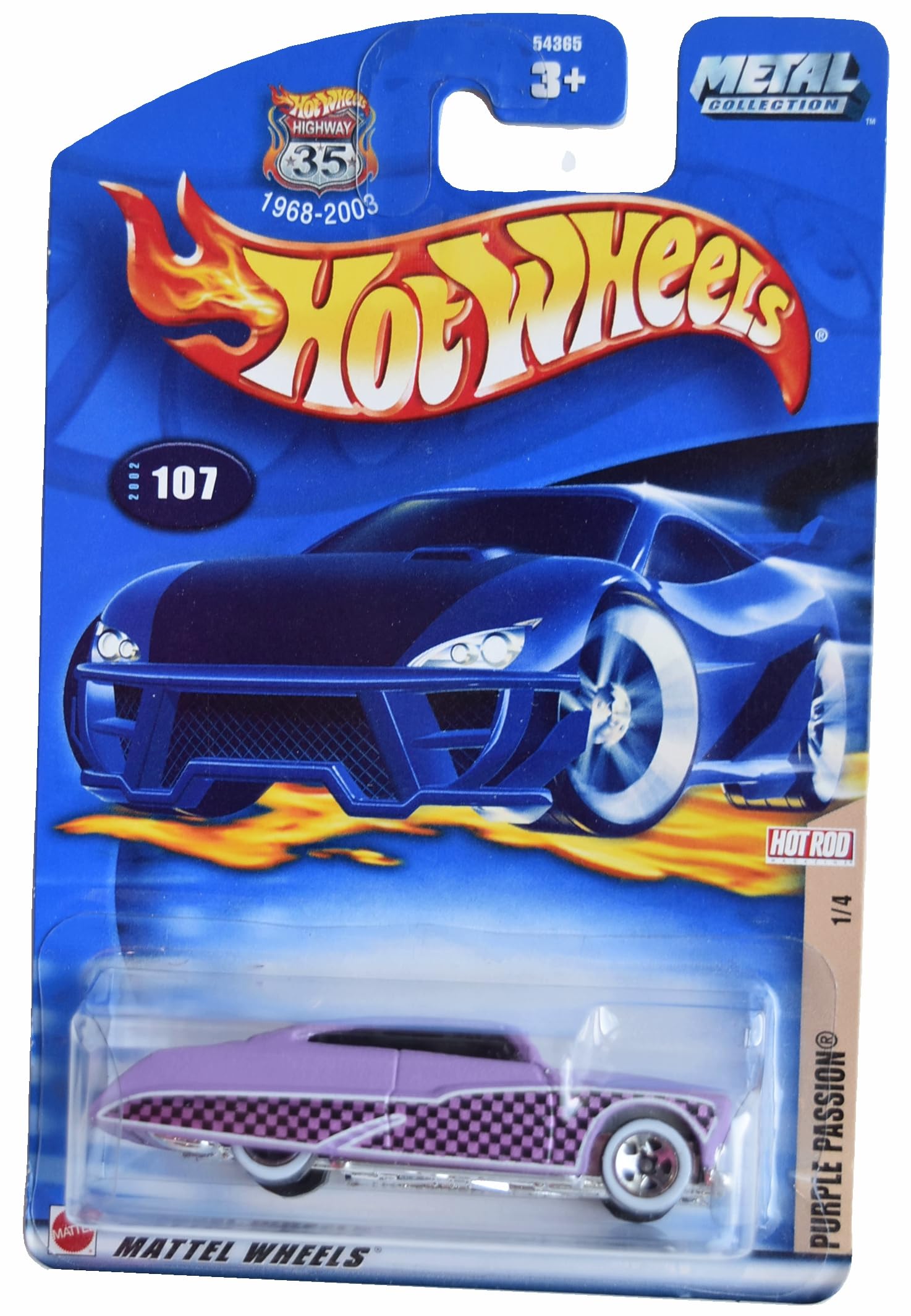 Amazon.com: Hot Wheels Purple Passion, Hot Rod 1/4 [Purple] #107