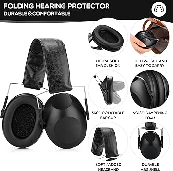 Amazon.co.jp: Jerify ノイズリダクション 安全イヤーマフ 4個パック