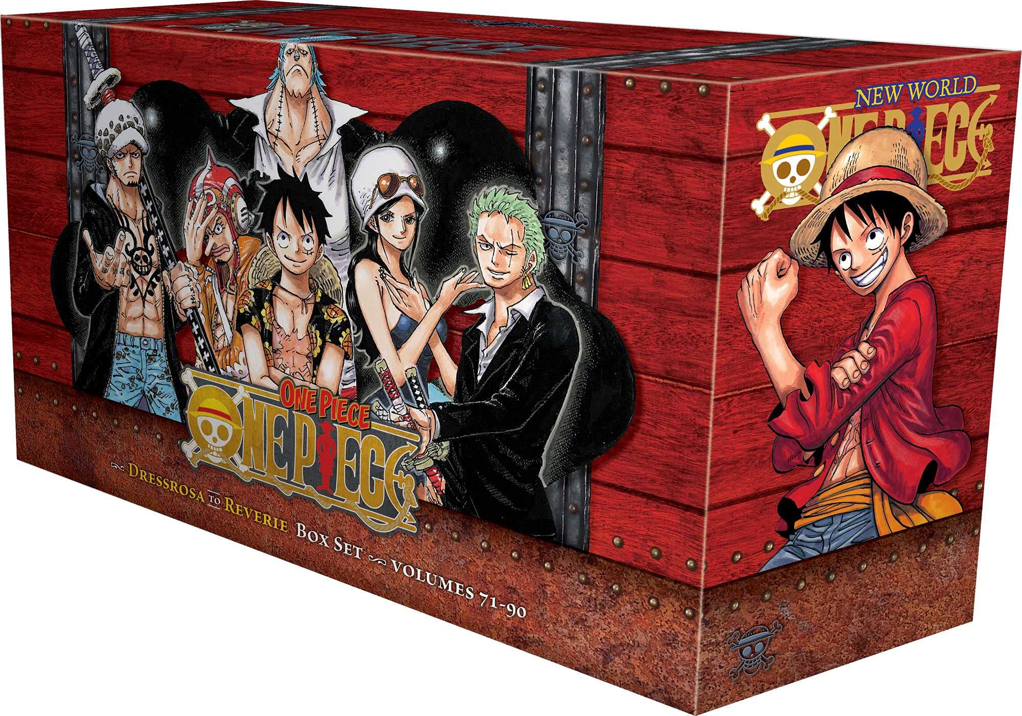 One Piece Box Set 4: Dressrosa to Reverie: Volumes 71-90 with