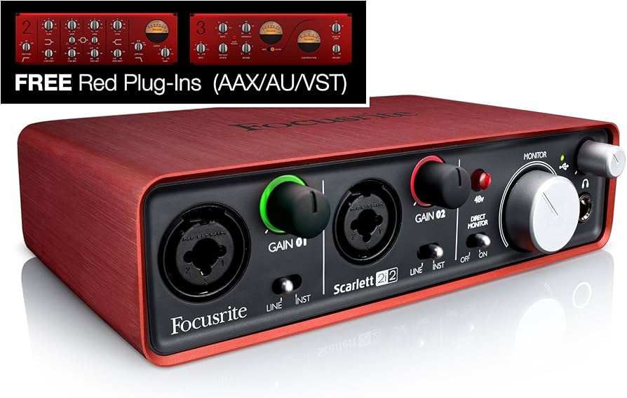 Amazon.co.jp: Focusrite Scarlett 2i2 オーディオインターフェイス