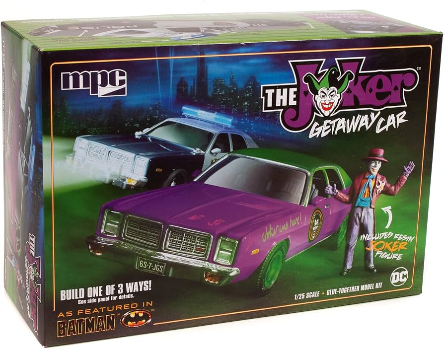 Amazon.com: MPC Batman The Joker Getaway Car 1978 Dodge Monaco 1