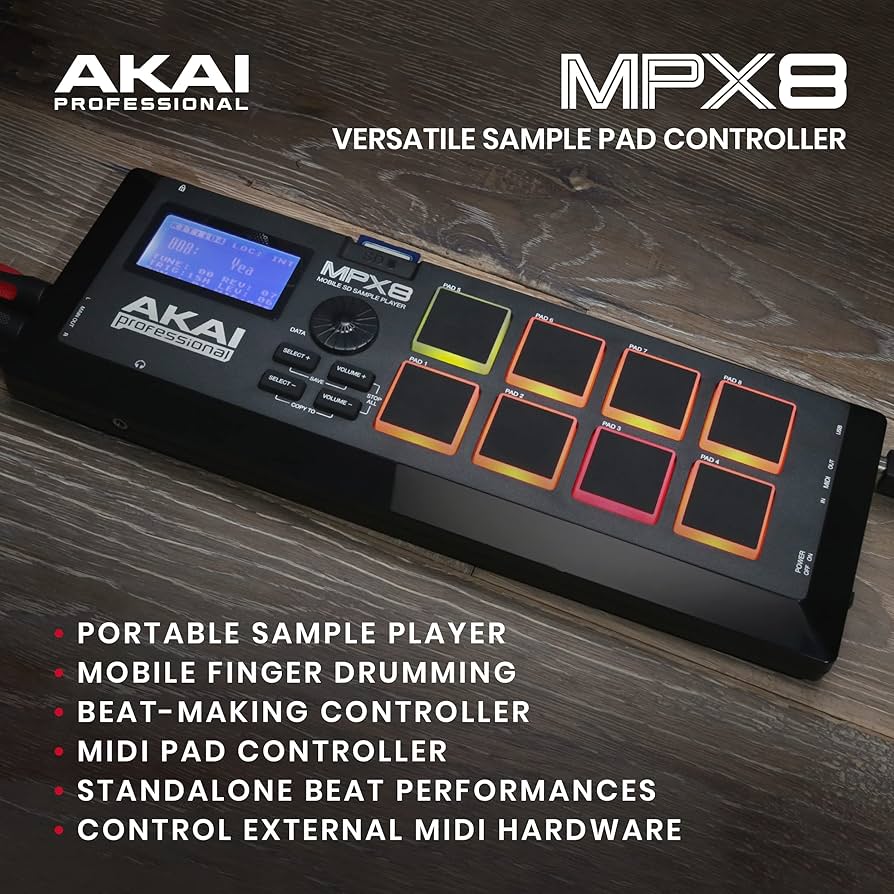 Amazon | Akai Professional サンプラー 8パッド SDカードスロット