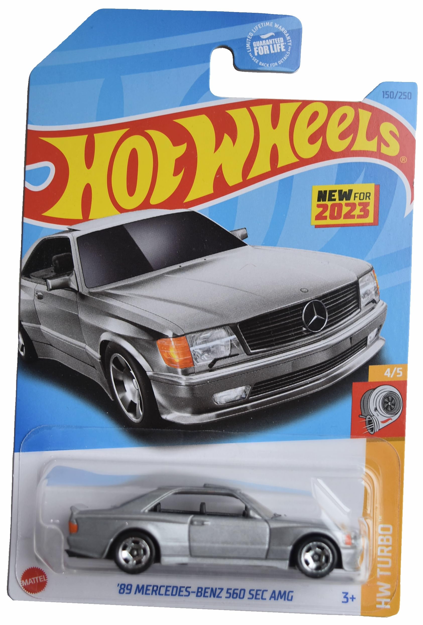 Amazon.com: Hot Wheels '89 Mercedes Benz 560 Sec AMG, HW Turbo 4/5