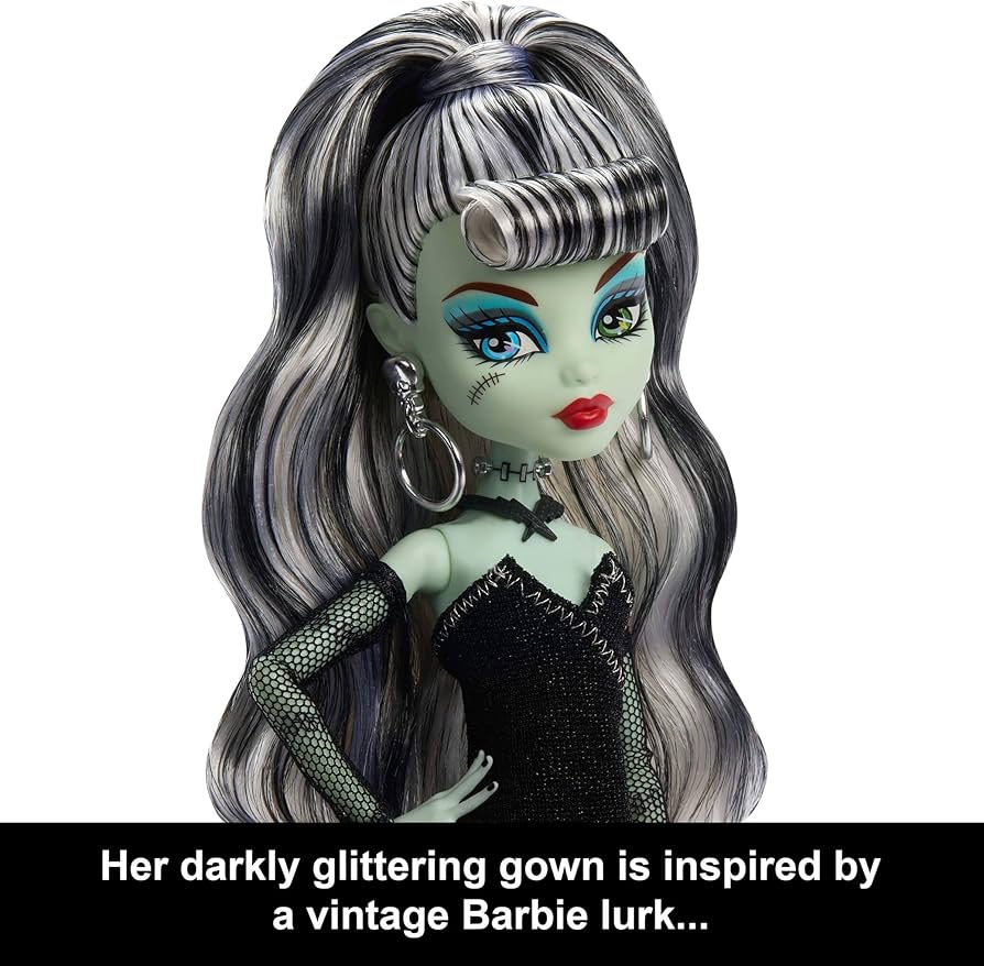 Amazon.com: Monster High x Barbie Frankie Stein Doll with Original