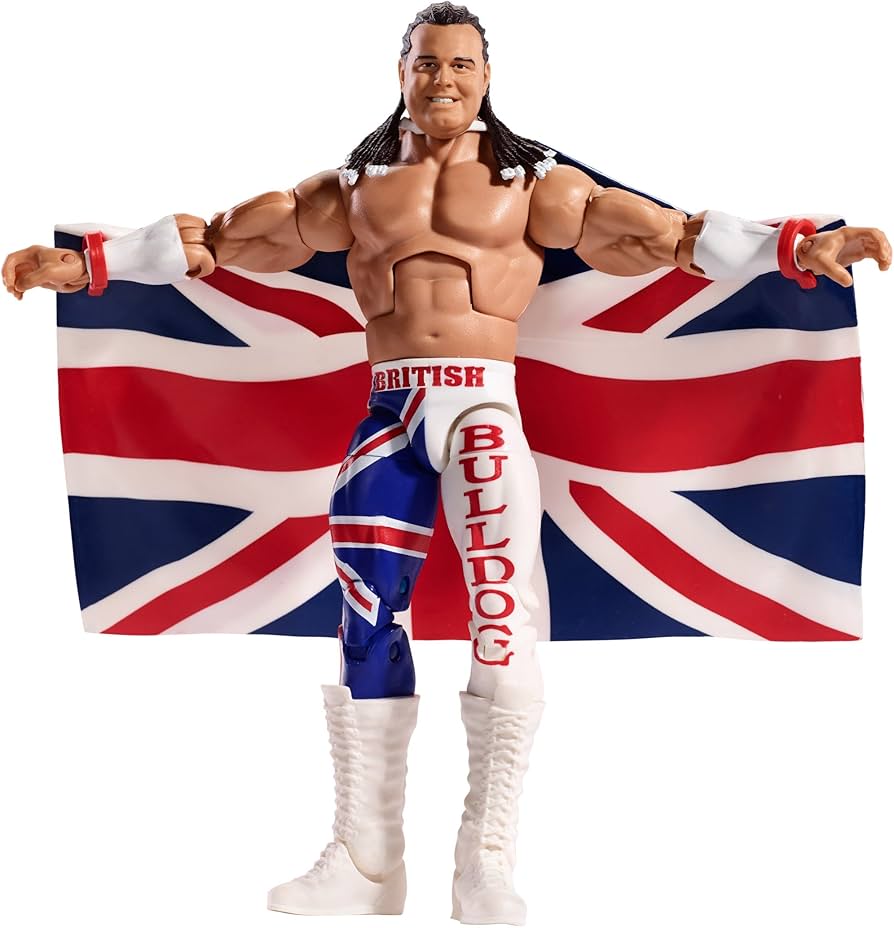 Amazon.com: WWE Elite Figure, British Bulldog : Sports & Outdoors