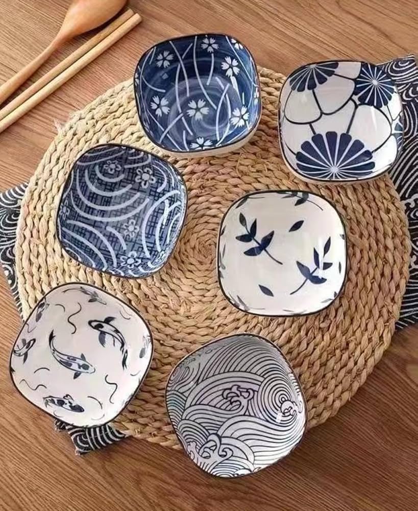 Amazon | FLYILIA 豆皿 小皿 セット 小鉢 調味料皿 薬味皿 タレ皿 醤油