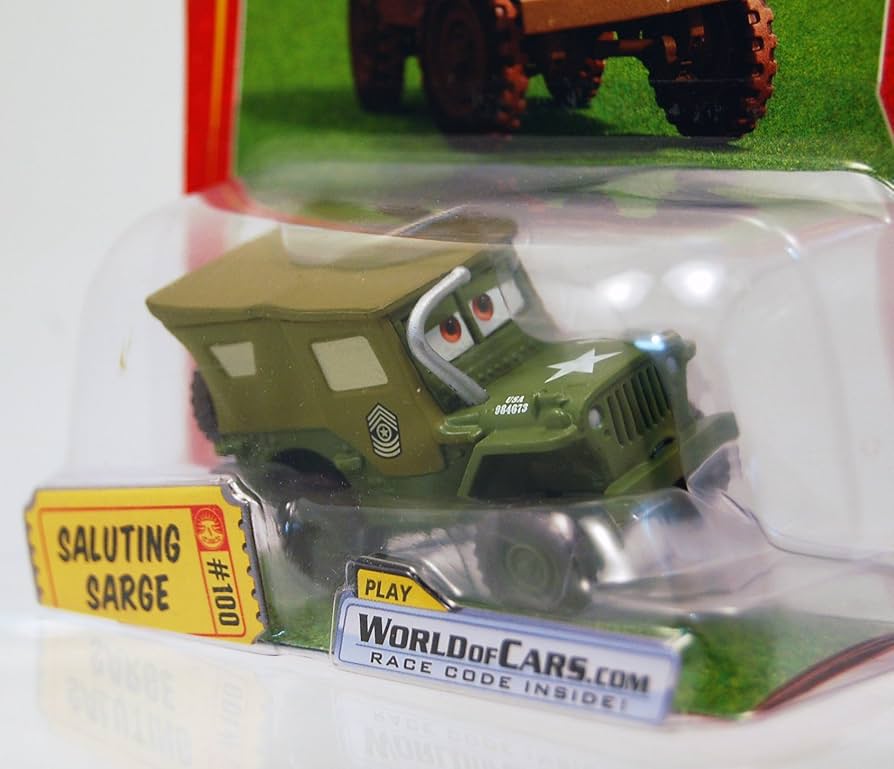Amazon | マテル ディズニー・ピクサー「カーズ」 CARS SALUTING SARGE