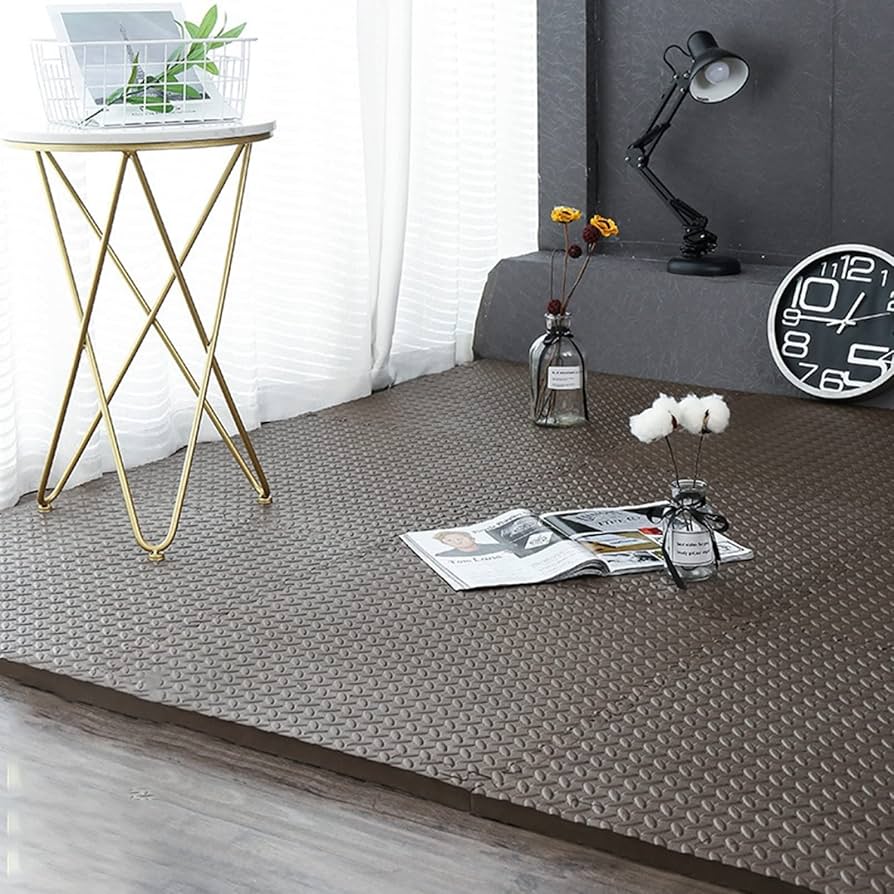 Amazon.co.jp: ジョイントマット 大判 厚手 カラー サイドパーツ付 床