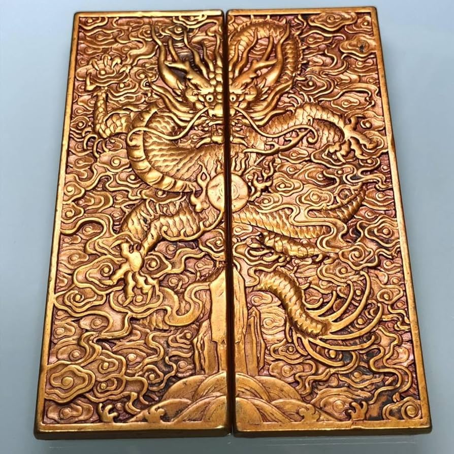 龍*ん様 光大正金王市天順制 骨董品 茶入れ アンティーク 龍*ん様 光