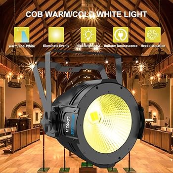 Amazon.com: BETOPPER Stage Spotlights, 100W LED DMX Lights, Warm
