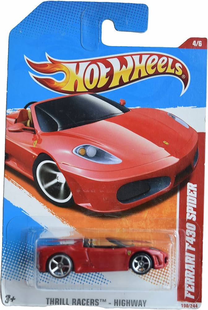Amazon.com: Hot Wheels Ferrari F430 Spider, Thrill Racers
