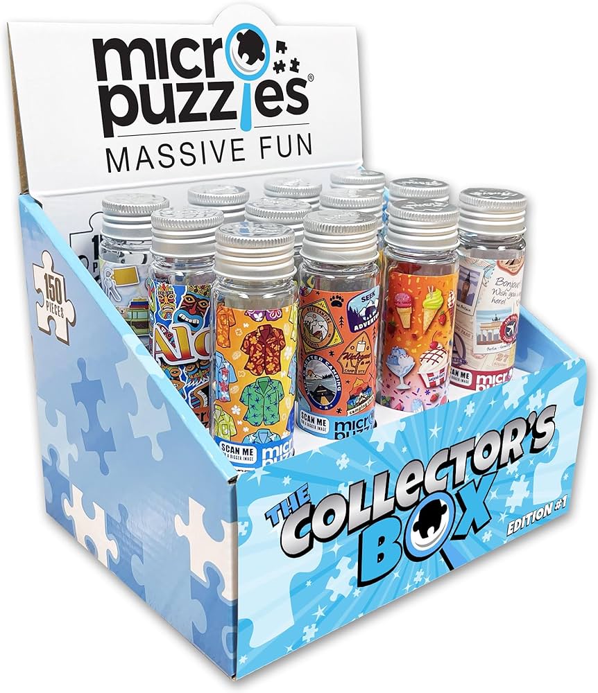 Amazon.com: MicroPuzzles Collector's Box Edition 1 (12-Pack) Mini