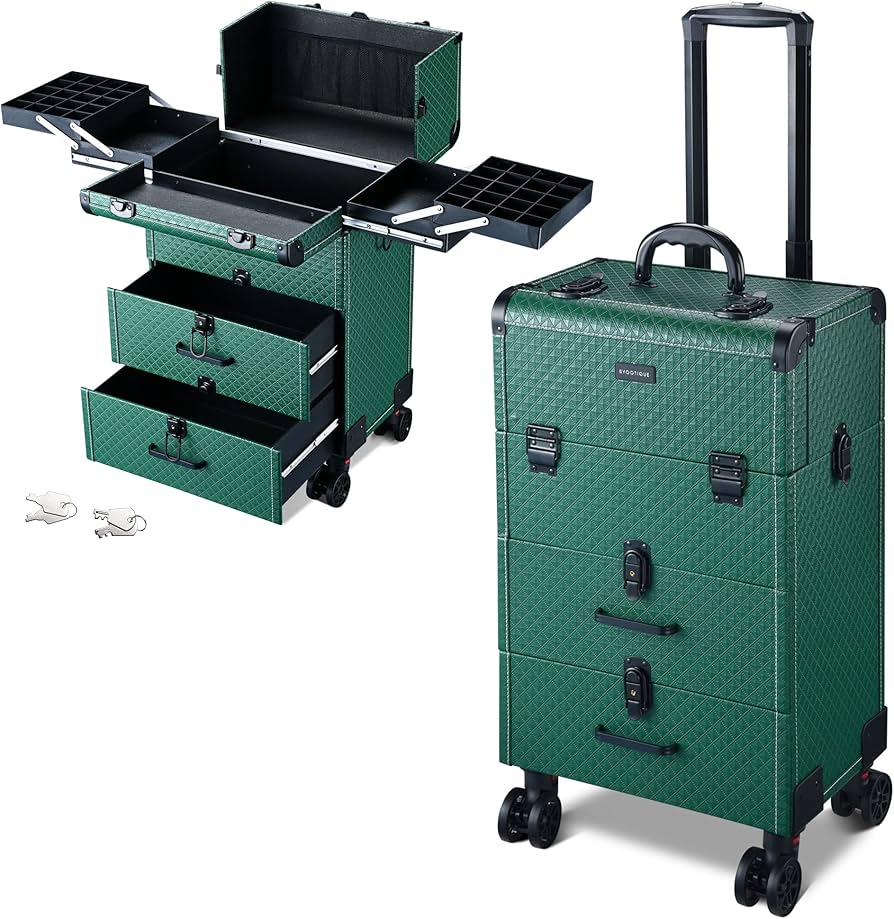 Amazon | BYOOTIQUE プロ用 メイクボックス キャスター付き 大容量 多