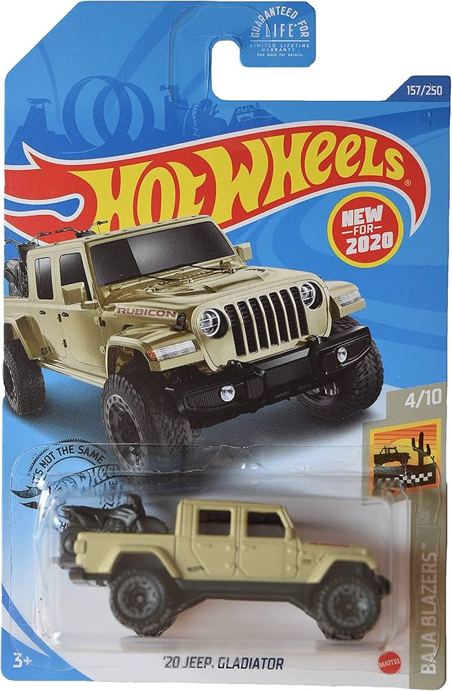Hot Wheels '20 Jeeps Gladiator, [Tan] 157/250 Baja Blazers 4/10L8