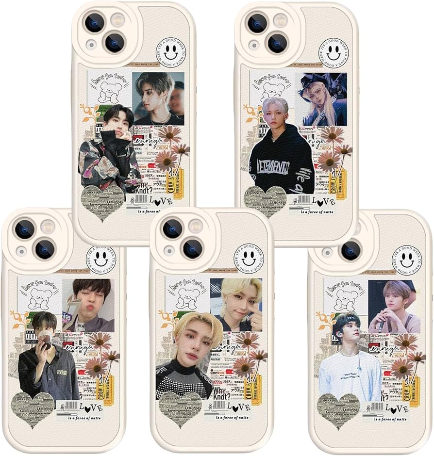 Amazon.co.jp: BRED straykids 周辺 携帯ケース スキズ グッズ 白い