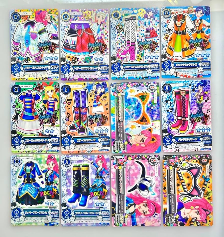 Amazon.co.jp: アイカツカード Swing ROCK 12枚セット : おもちゃ