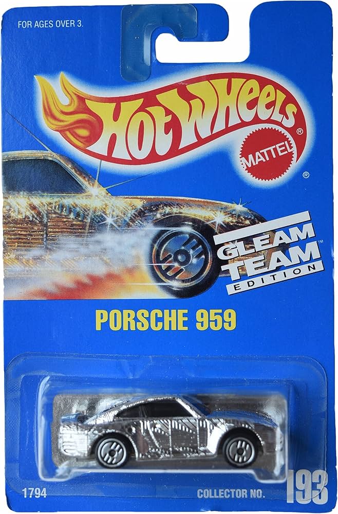 Amazon.com: Hot Wheels Porsche 959, Silver, 1:64 Scale Die-Cast