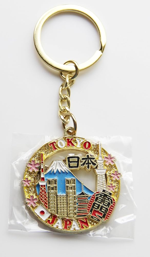 Amazon.co.jp: [HeavyRotation] 日本のお土産 キーホルダー 丸透かし