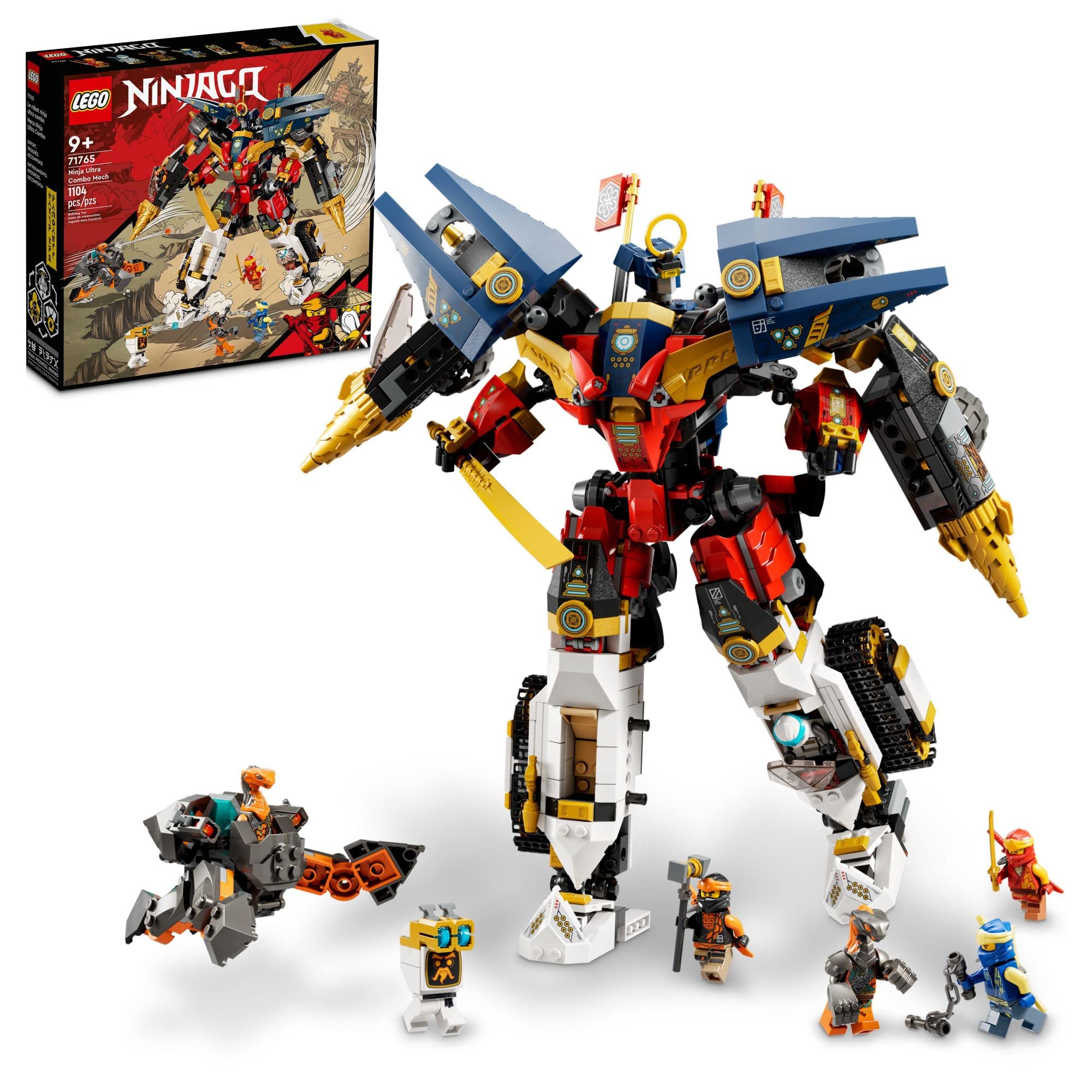Amazon.co.jp: LEGO ニンジャゴ ニンジャ ウルトラコンボ メカ4イン1