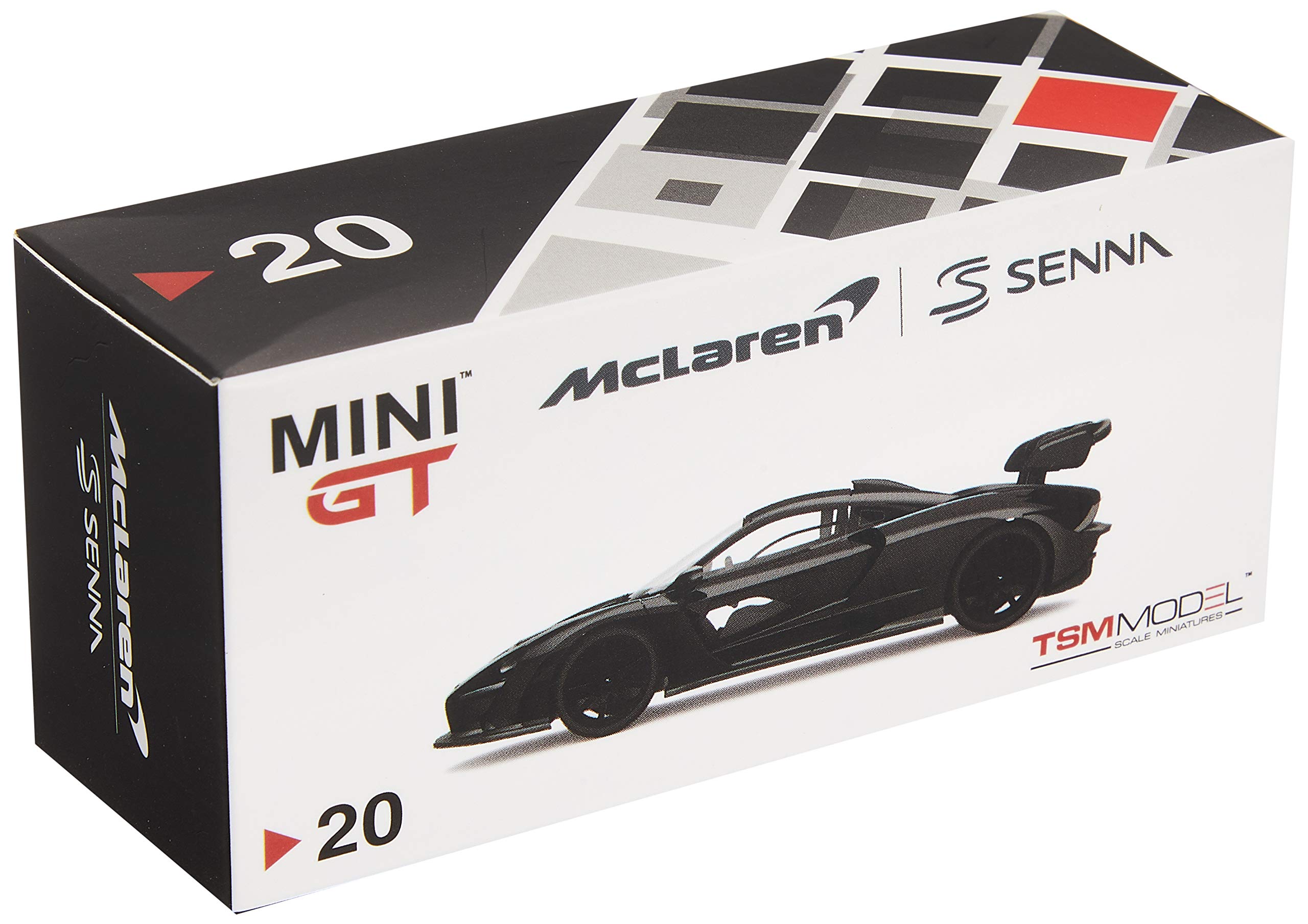Amazon.co.jp: MINI GT 1/64 マクラーレン セナ オニキスブラック 左
