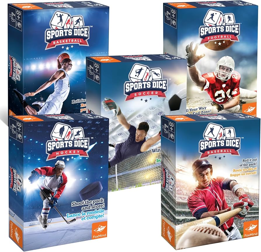 Amazon | FoxMind Gamesスポーツダイス - サッカー | すごろく | おもちゃ