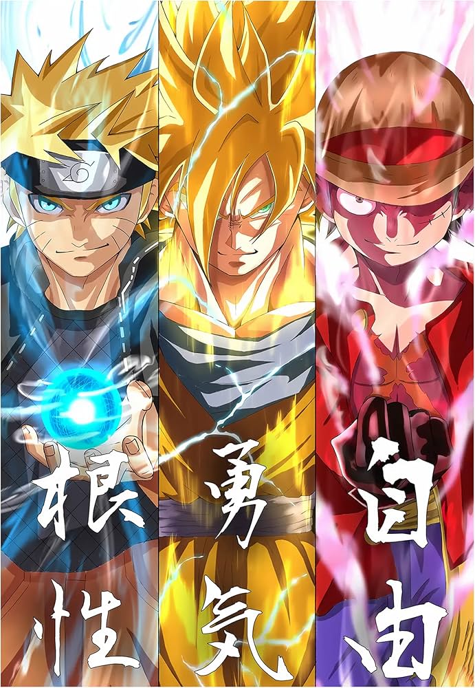 Amazon.co.jp: Ukeclvd うずまき息子 悟空 ルフィ ポスター 日本 漫画