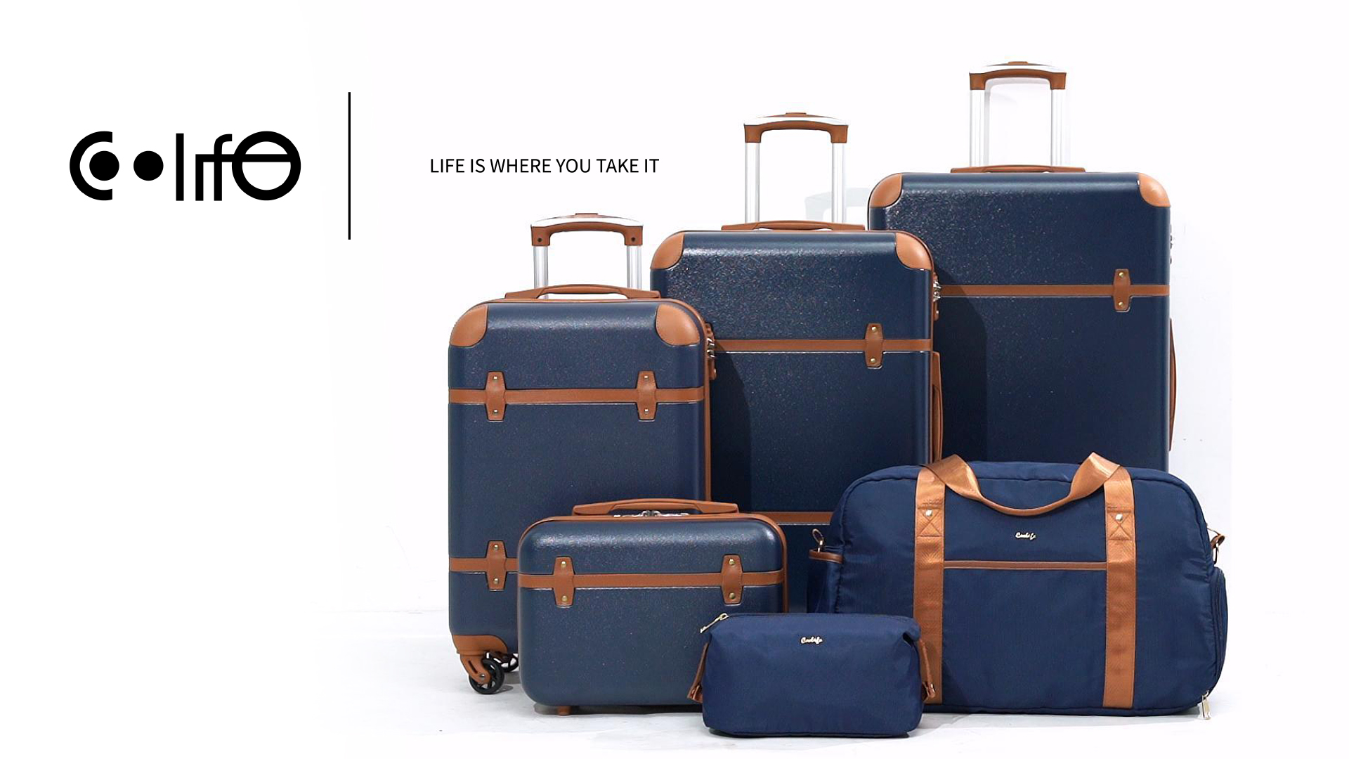 Amazon.com | Coolife Luggage Set 3 Piece Suitcase Set Carry On