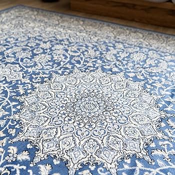 Amazon | サヤンサヤン ペルシャ柄 ラグ カーペット ロイヤルパレス