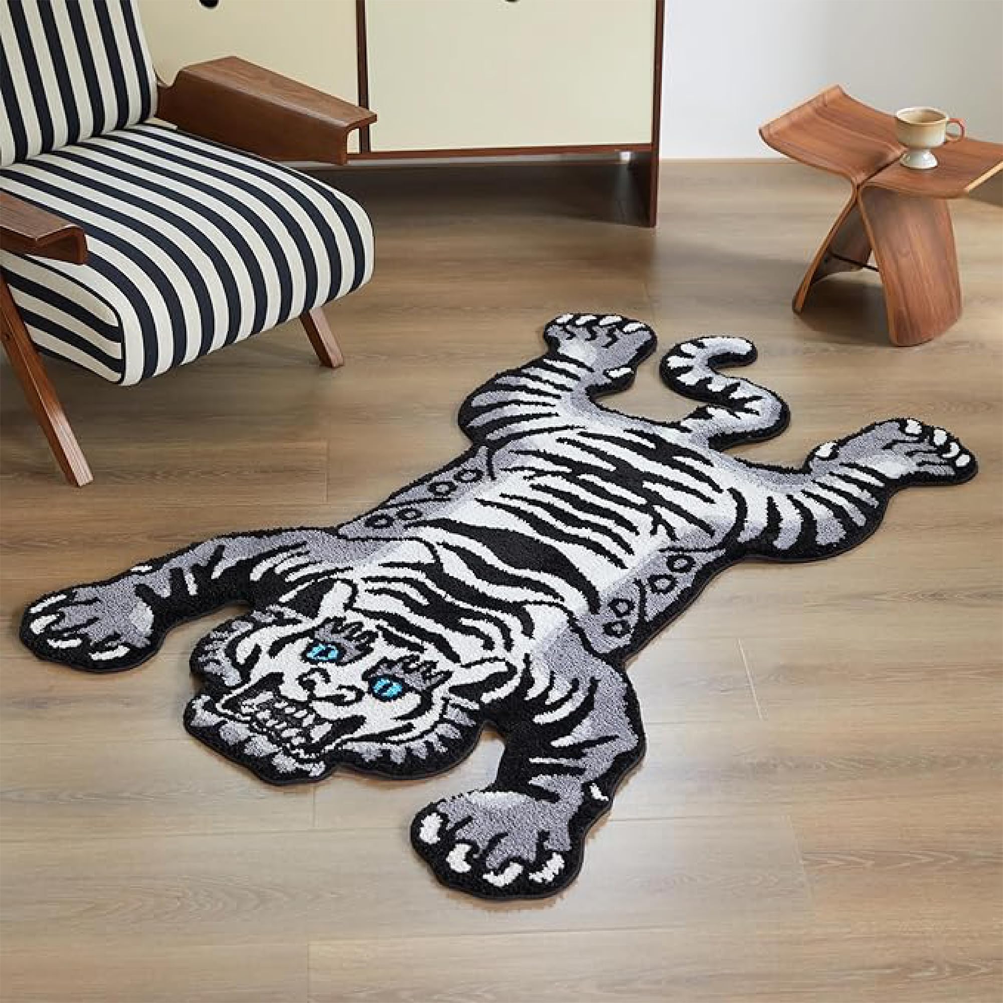 Amazon.com: 5x3.3 ft Tibetan Tiger Area Rug Tufted High Pile
