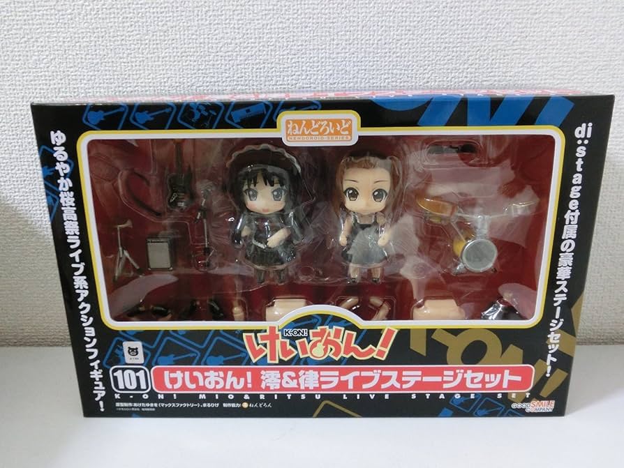 Amazon | ねんどろいど けいおん! 澪&律ライブステージセット
