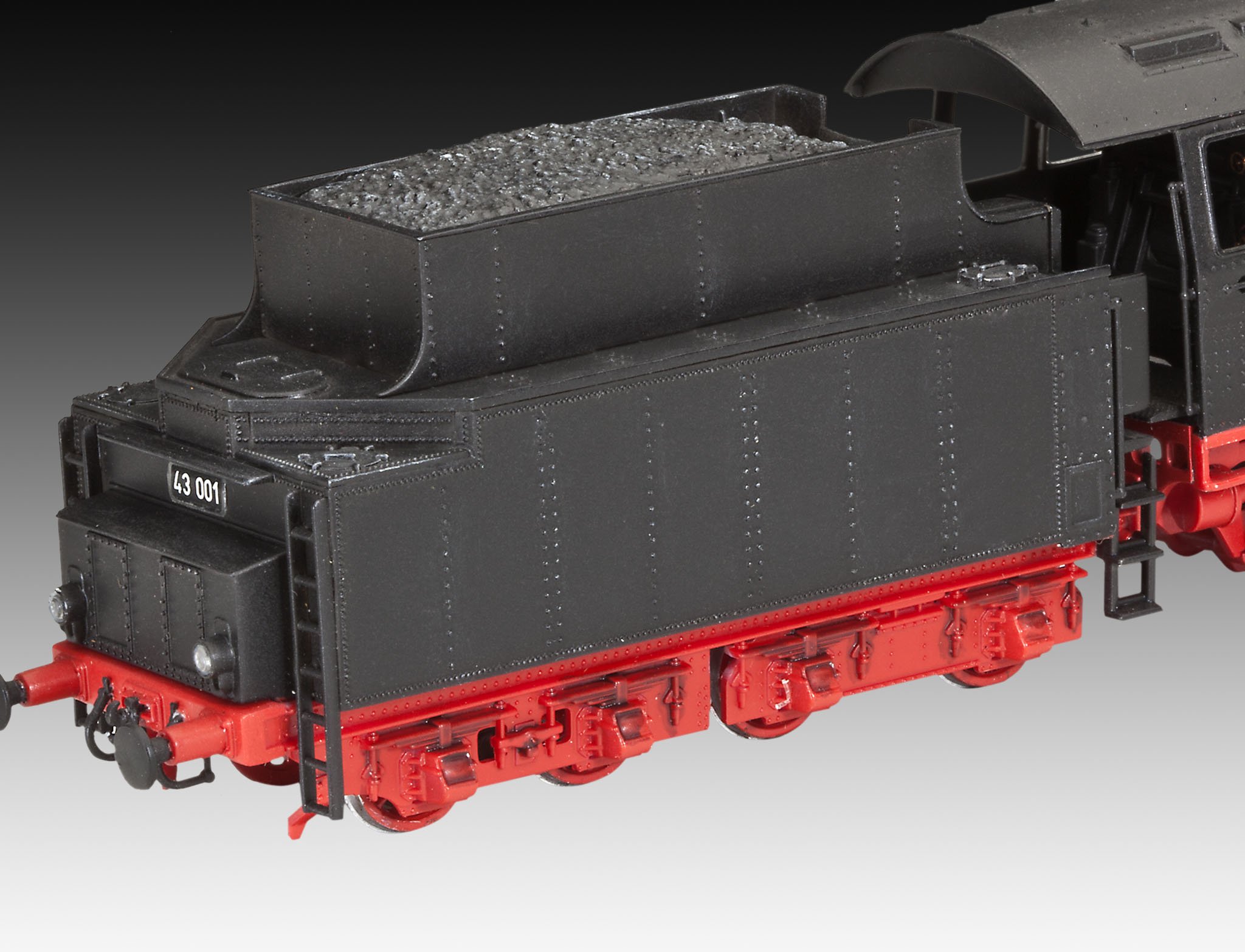 Amazon | ドイツレベル 1/87 BR43 蒸気機関車 02157 プラモデル