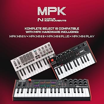 Amazon.com: Akai Professional MPK Mini IV USB-C MIDI Keyboard