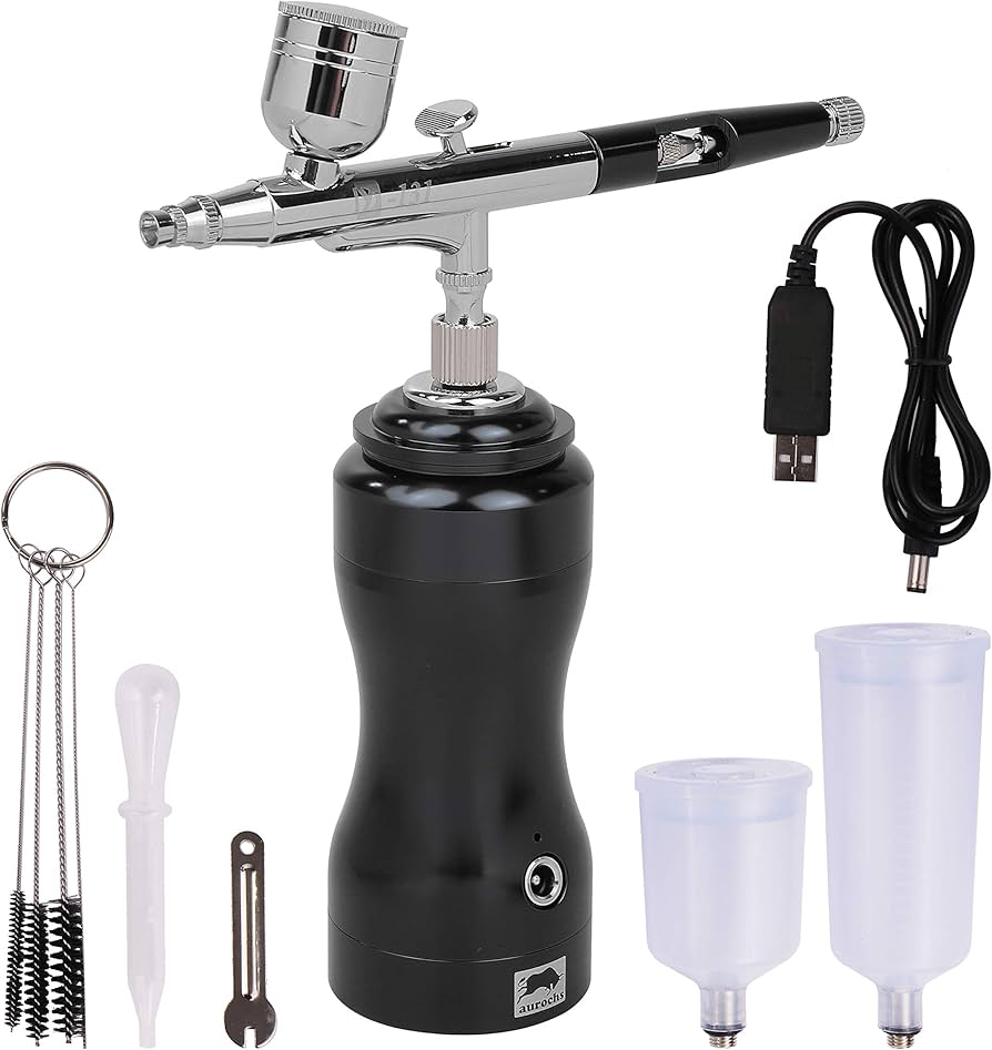 Amazon.co.jp: aurochs エアブラシ コンプレッサー セット 充電式