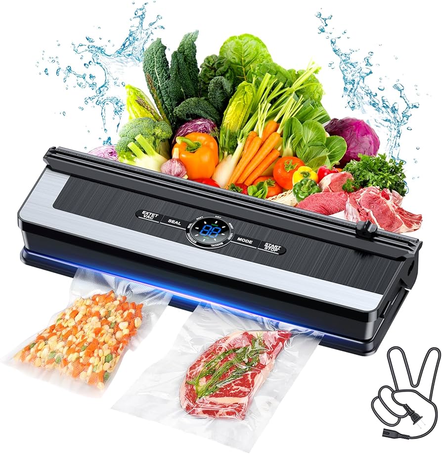 Amazon.co.jp: Vacuum Sealer Machine - 8 in 1 Food Vacuum Sealer