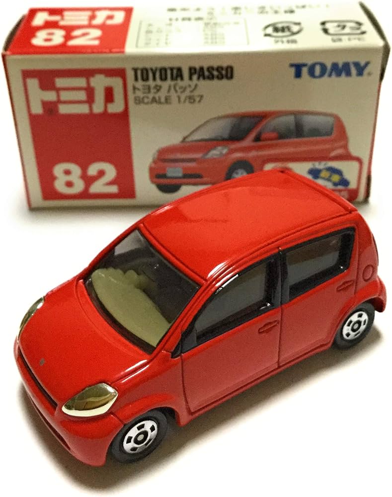 Amazon | トミカ トヨタ パッソ (サック箱) 082 | ミニカー・ダイ