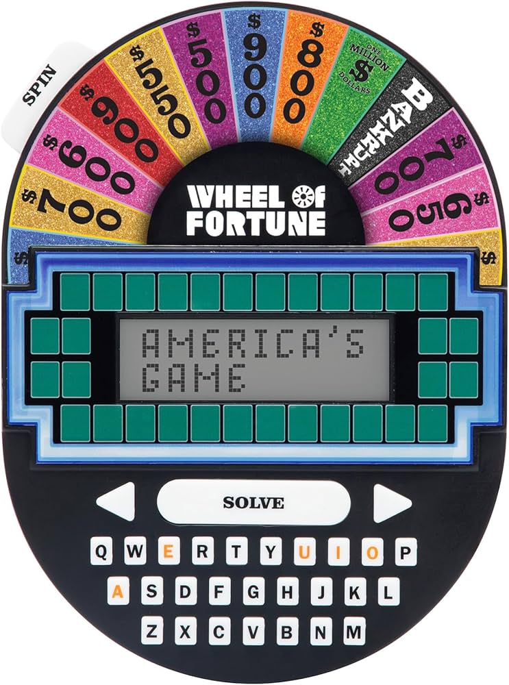 Amazon.com: Educational Insights Wheel of Fortune Game - Handheld