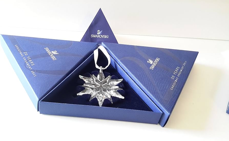 Swarovski 2011 Annual Edition Crystal Snowflake Ornament : Amazon