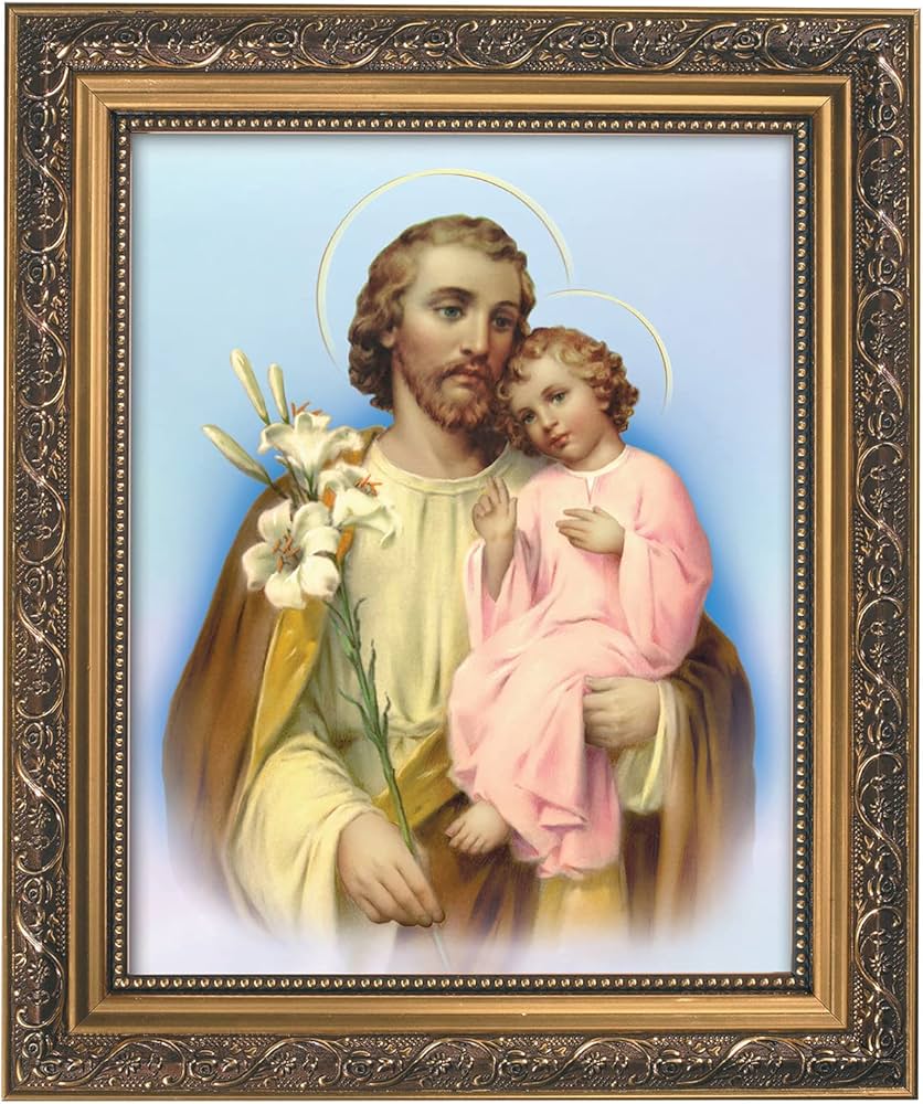 Amazon.co.jp: Gerffert インスピレーショナルプリント 聖ヨセフ 子供