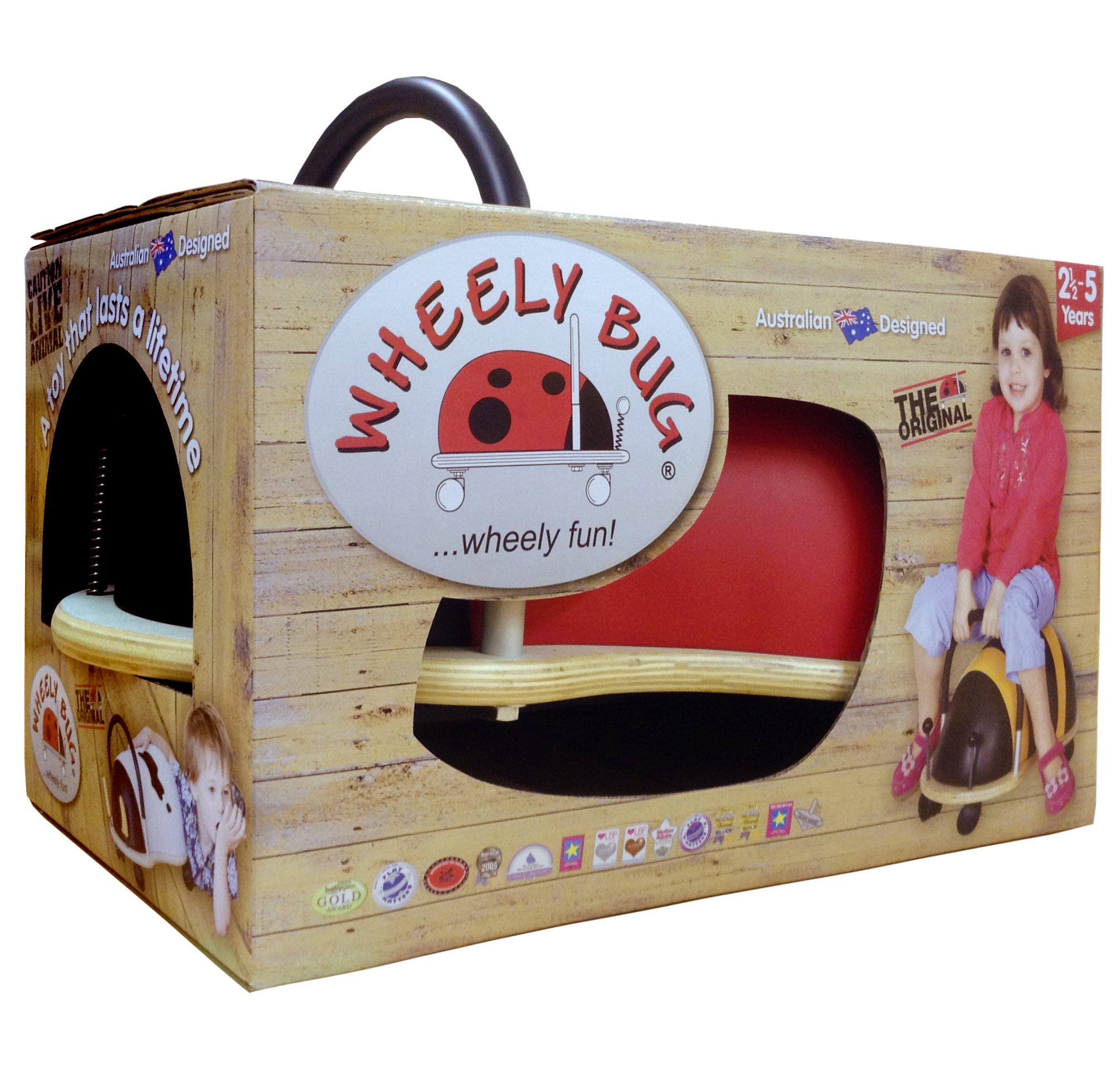 Amazon.co.jp: Wheely Bug ウィリーバグ S てんとう虫 (WEB001) : おもちゃ