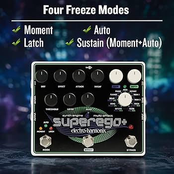Amazon.com: Electro-Harmonix Superego+ Synth Engine/Multi-Effects