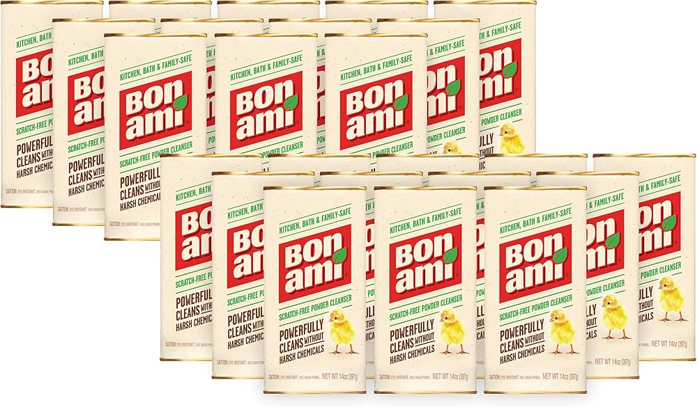Amazon.com: BON AMI Powder Cleanser for Kitchens & Bathrooms - All