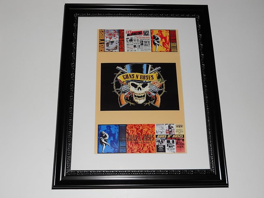 Amazon.com: Large Framed Guns'n Roses Album Cover Poster 1987-1993