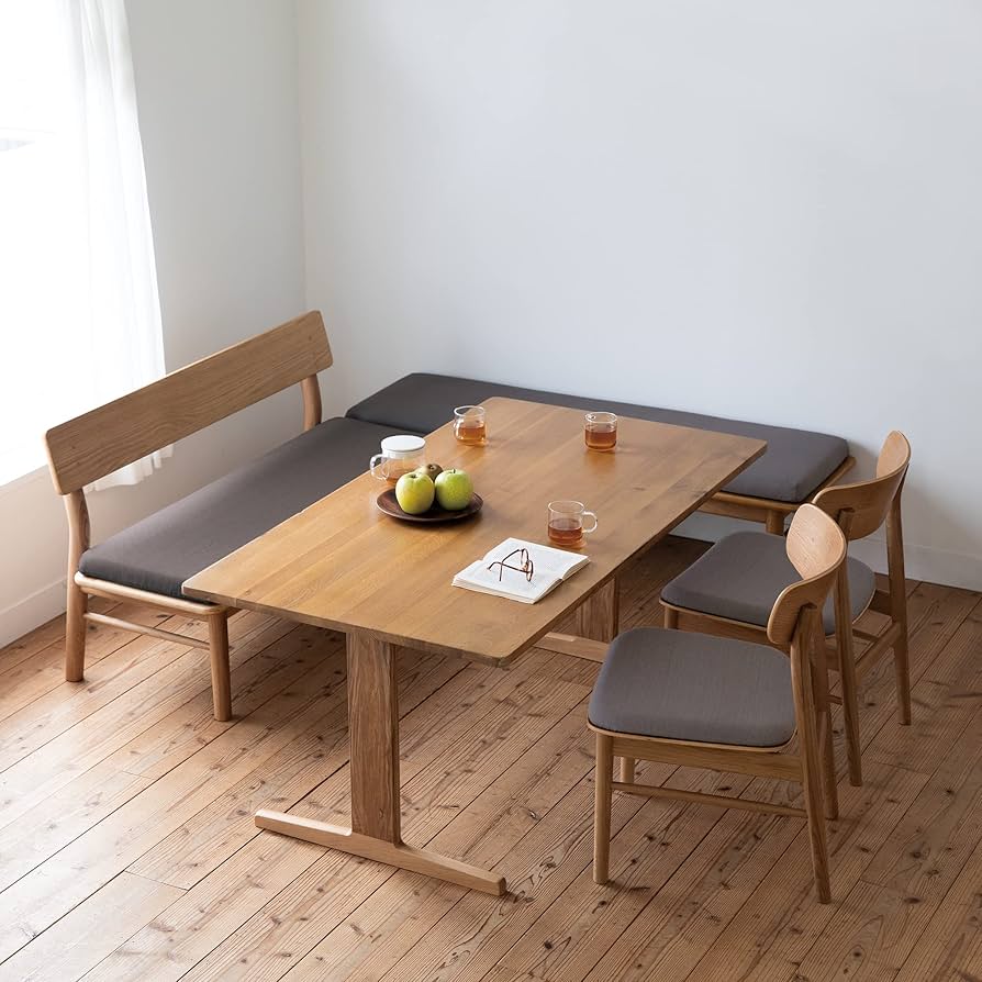 Amazon｜無印良品 木製リビングダイニングチェア 幅51×奥行55×高さ75cm