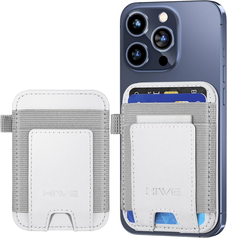 HiWe Magsafe Cüzdan için, Yeni Yükseltilmiş Manyetik Kart Cüzdan