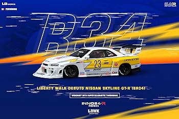 Amazon | Inno Models 1/64 スカイライン スーパーシルエット LB-ER34
